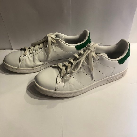Men’s Green Adidas STAN SMITH Shoes - Picture 1 of 4